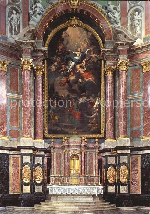 Ettal Abteikirche Ettal Hochaltarraum Altarge