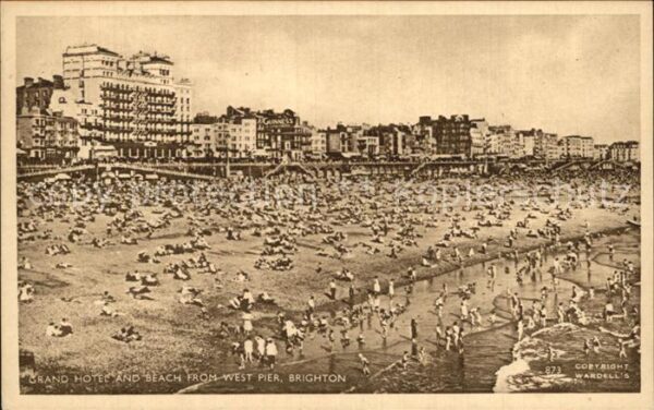 Brighton East Sussex Grand-Hotel und Beach
