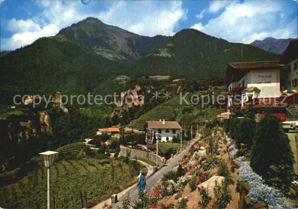 Merano Meran mit Dorf-Tirol und Schloss