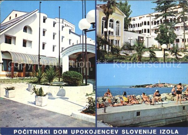 Jugoslawien Yugoslavie Seebrücke Gebäude