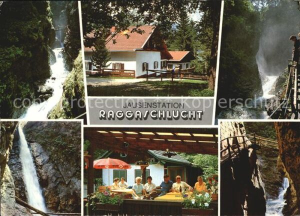 Flattach Jausenstation Raggaschlucht Wasserfall
