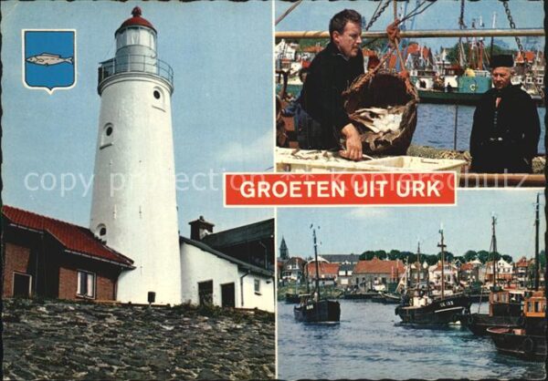 Urk Hafen Leuchtturm