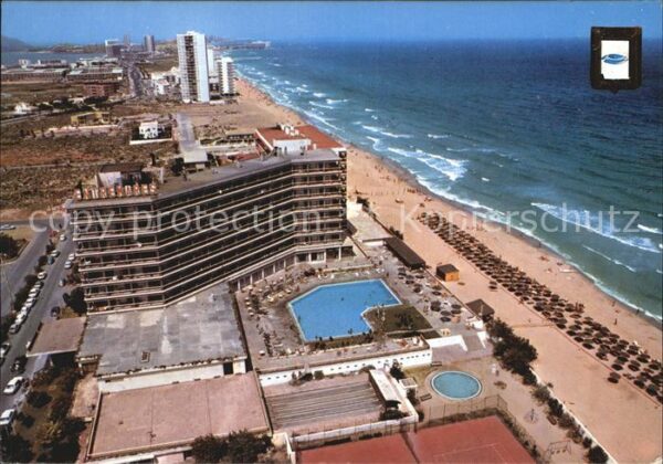 Cartagena Murcia Hotel Entremares Fliegeraufnahme