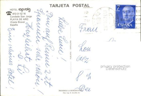 Playa de Aro Cataluna Hotel Capraig Fliegeraufnahme – Bild 2