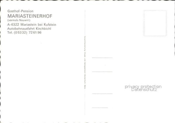 Mariastein Tirol Gasthaus Pension Mariasteinerhof – Bild 2