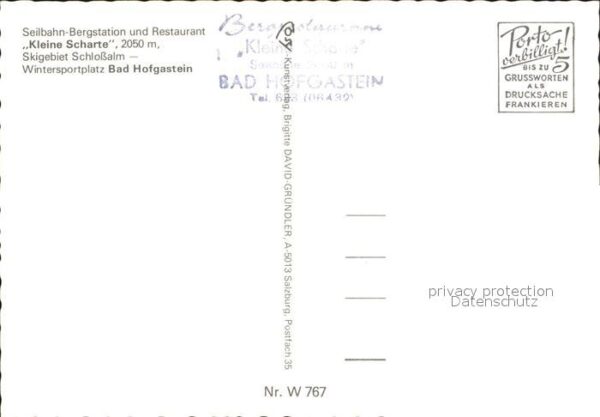 Bad Hofgastein Seilbahn Bergstation Restaurant Kleine – Bild 2
