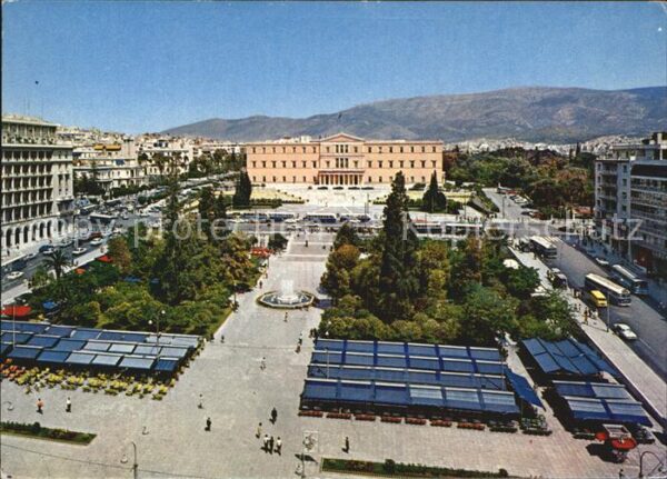 Athen Griechenland Place de la  Canstitution