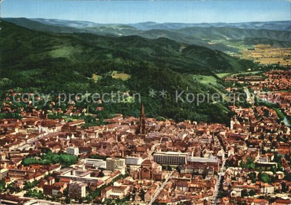 Freiburg Breisgau Fliegeraufnahme