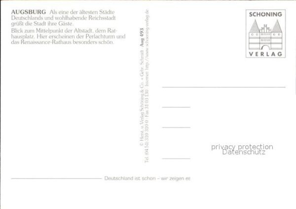 Augsburg Fliegeraufnahme Rathausplatz – Bild 2