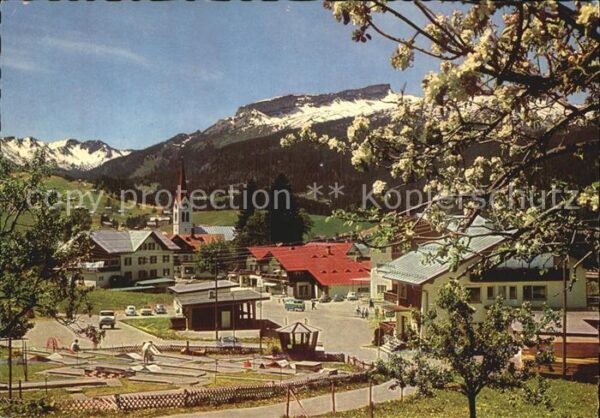 Riezlern Kleinwalsertal Vorarlberg mit Schwarzwassertal