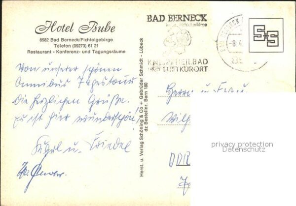 Bad Berneck Hotel Bube – Bild 2