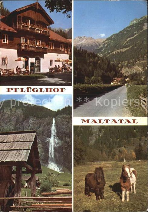 Maltatal Kaernten Pflüglhof Wasserfall