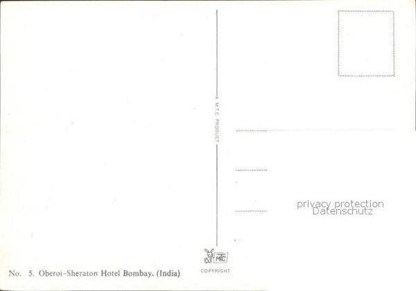 Bombay Mumbai Oberoi Sheraton Hotel – Bild 2