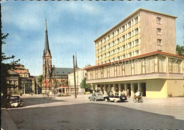 Karl-Marx-Stadt Blick zum Theaterplatz