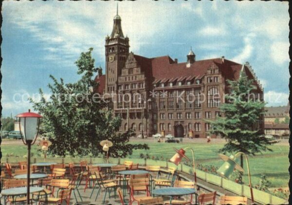 Karl-Marx-Stadt Blick zum Rathaus