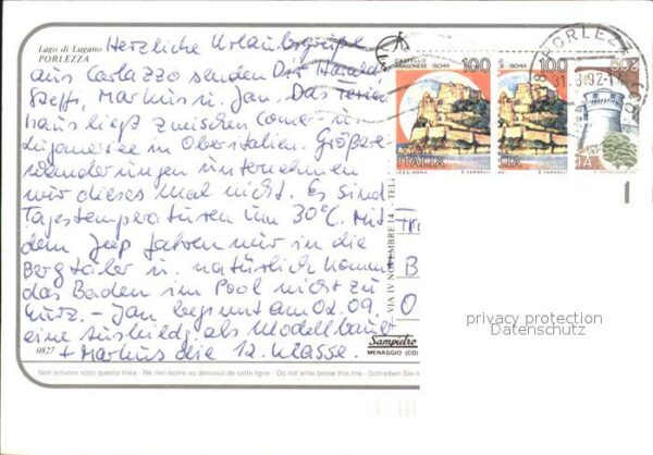 Porlezza Lago di Lugano Fliegeraufnahme – Bild 2