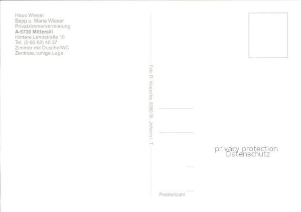 Mittersill Oberpinzgau Haus Wieser – Bild 2
