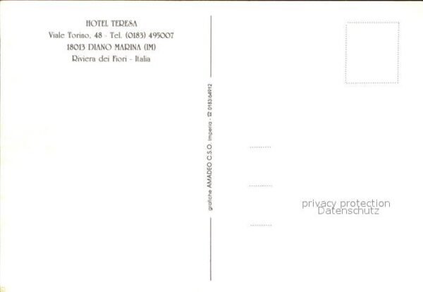 Diano Marina Fliegeraufnahme Hotel Teresa – Bild 2