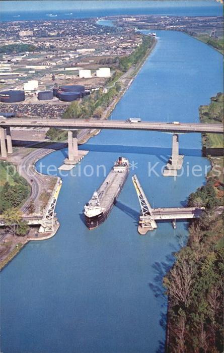 Ontario Canada Fliegeraufnahme Welland Kanal