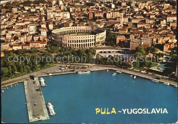 Pola Pula Croatia Fliegeraufnahme
