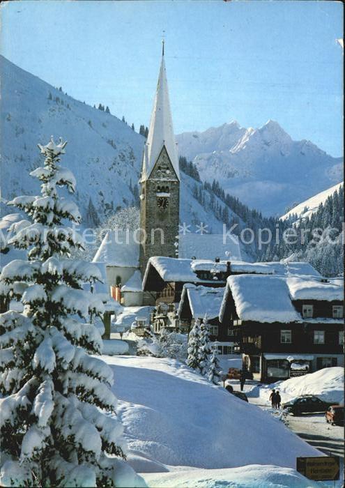 Mittelberg Kleinwalsertal Teilansicht