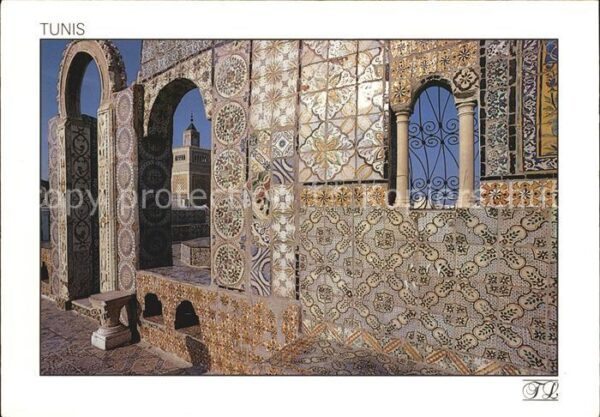 Tunis Die Terrasse des Palais d_Orient