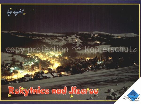 Krkonose Rokytnice Nad Jizerou by Night