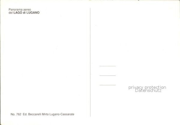 Lago di Lugano TI Fliegeraufnahme – Bild 2