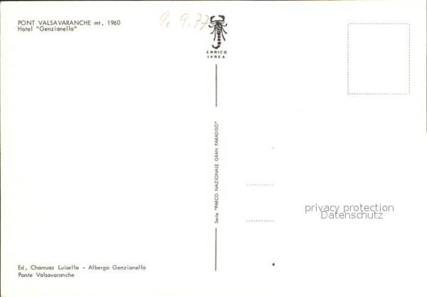 Valle d Aosta Pont Valsavaranche Hotel Genzianella – Bild 2