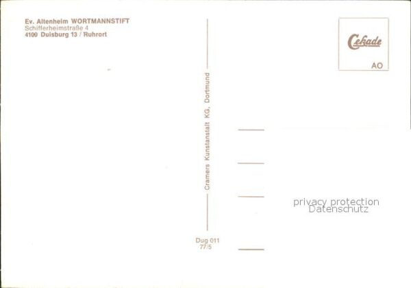 Duisburg Ruhr Altenheim Wortmannstift – Bild 2