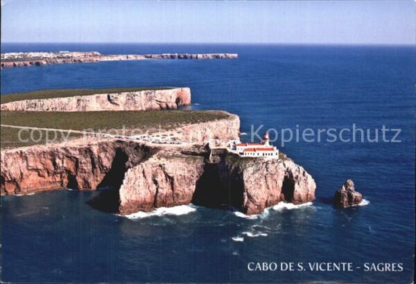 Sagres Algarve Fliegeraufnahme Cabo de San Vicente