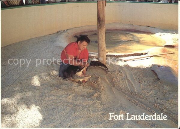 Fort Lauderdale Wresler Ron Doctor and Alligators at Ju