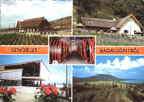 Badacsony sa
Winzerei Teilansicht Panorama