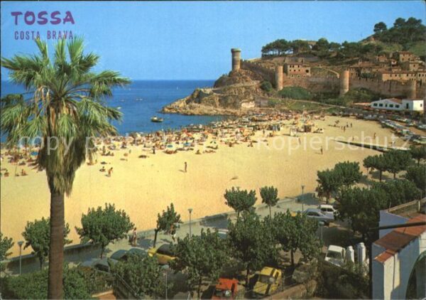 Tossa de Mar Strand und Villa Vella