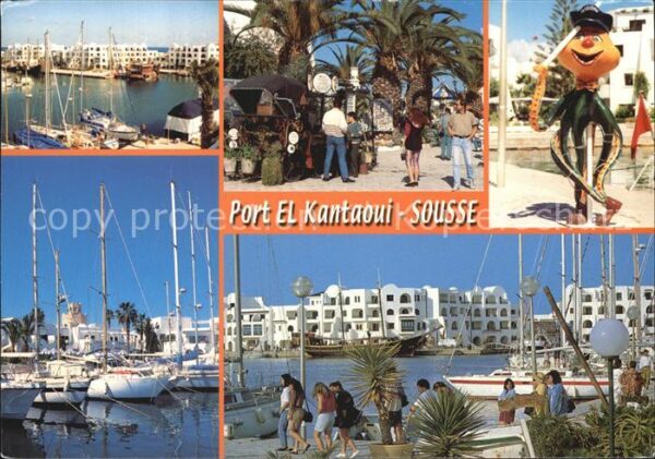 SOUSSE  Tunesie Port El Kanataoui Teilansichten