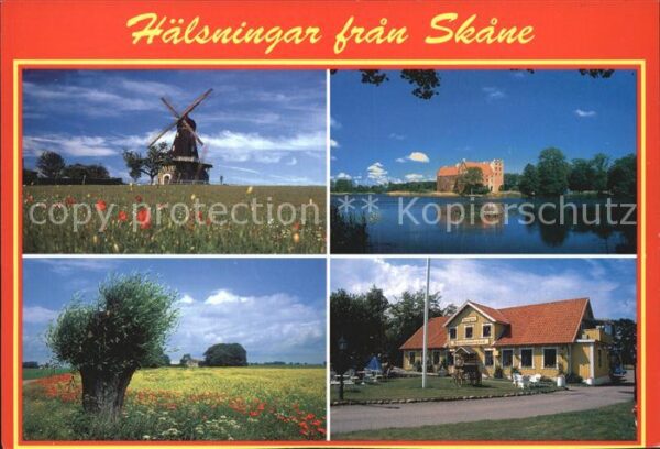 Haelsning Hälsningar fran Skane