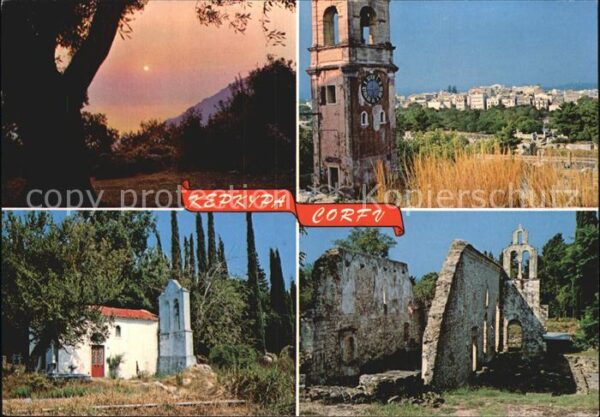 Kepkypa Corfu Kirchturm Kapelle Ruine