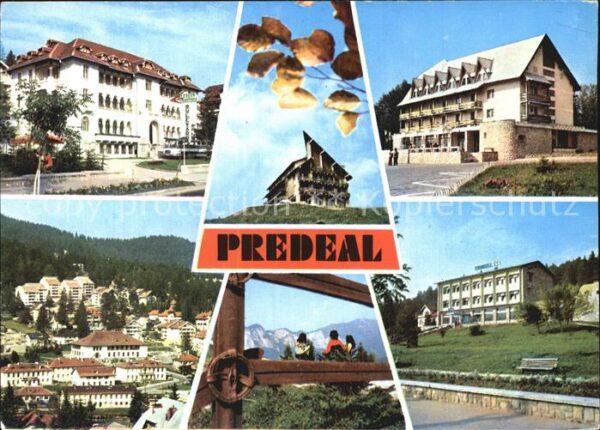 Predeal Orts und Teilansichten