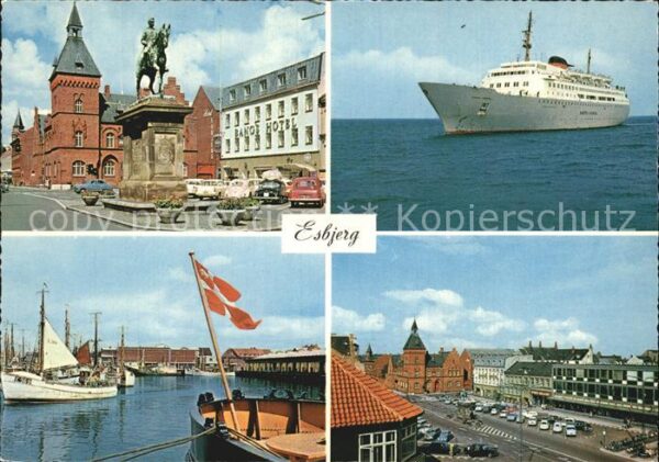 Esbjerg Stadtplatz Ozeandapfer Fischereihafen