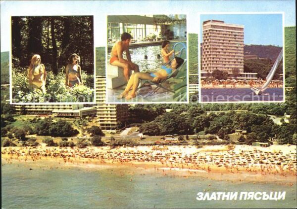 Slatni Pjasazi Hotel Hallenbad Strand