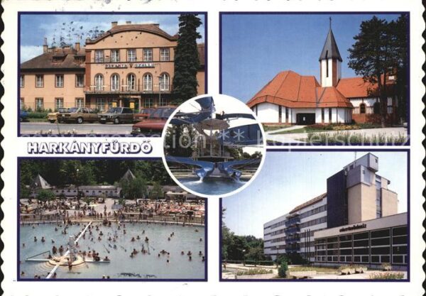 Harkanyfuerdo Hotel Kirche Schwimmbad Gebäude