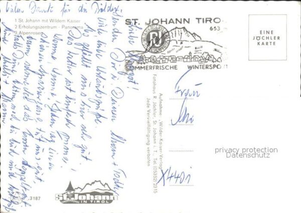 St Johann Tirol mit Wildem Kaiser Schwimmbad Alpenrosen – Bild 2