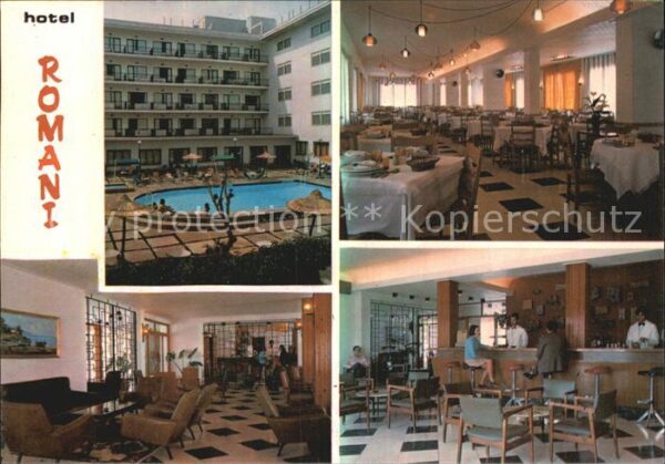 Cala Millor Mallorca Hotel Romani Pool Gastraum Bar