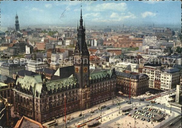 Hamburg Rathaus Markt