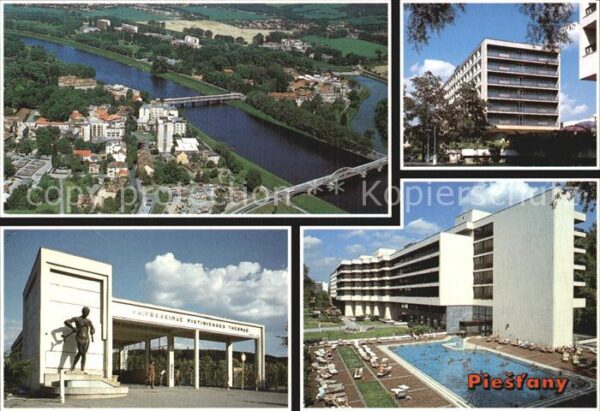 Piestany Fliegeraufnahme Balnea Palace Priecelie