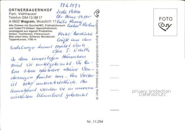 Wagrain Salzburg Ortnerbauernhof Stube Seepanorama – Bild 2
