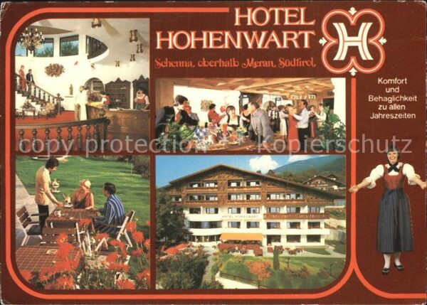 Schenna Meran Hotel Hohenwart Rezeption Tanzbar Garte