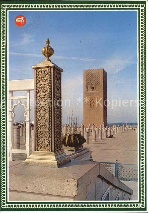 Rabat Marokko Mausole Mohammed V Tour Hassan
