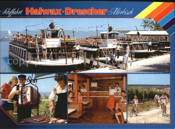 Moerbisch See Schiffahrtsbüro Drescher Hafen Musikant
