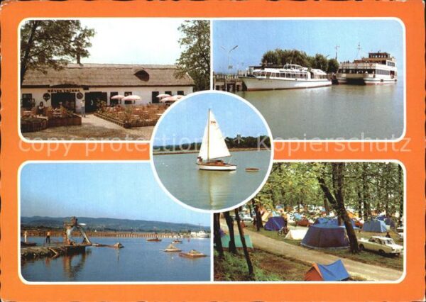 Balaton Plattensee Restaurant Fahrgastschiffe Panorama Zel